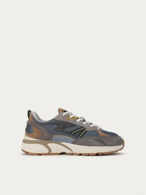 Basket Hoff Delaware Homme Grise Bleu Marine | 1705-DGSIC