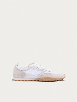 Basket Hoff Mockingbird Femme Blanche Grise | 1056-EWFSA