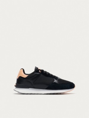 Basket Hoff New York Femme Noir | 7925-MLHZD