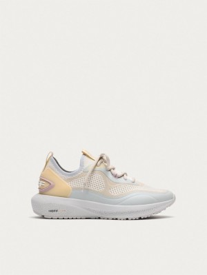 Basket Hoff Rhythm Femme Blanche Beige | 4716-OVJME