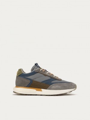 Basket Hoff Simbu Homme Grise Bleu | 3214-LJTYR