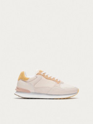 Basket Hoff Toulouse Femme Beige Blanche | 8769-IYELA