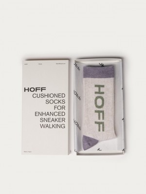 Chaussette Hoff Maxi Logo Homme Grise | 8625-EICTU