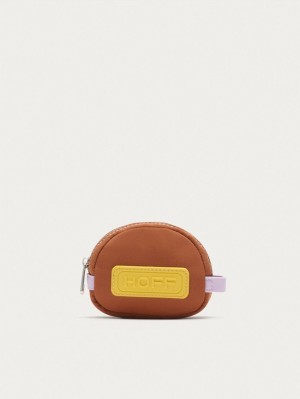 Portefeuilles Hoff Nylon Coin Femme Kaki Jaune | 0635-QLVUK