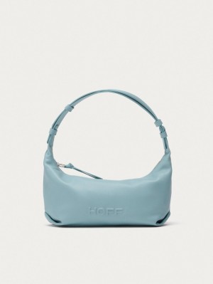 Sacs Hoff Baguette Leather Theatre Femme Bleu | 5874-HLOZA