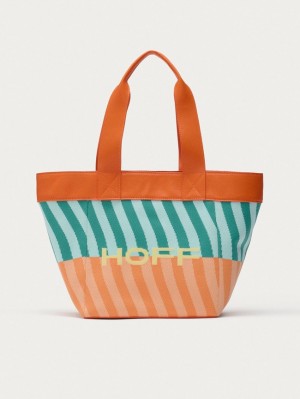 Sacs Hoff Hyde Woven Carrycot Femme Bleu Orange | 9136-FIYOR
