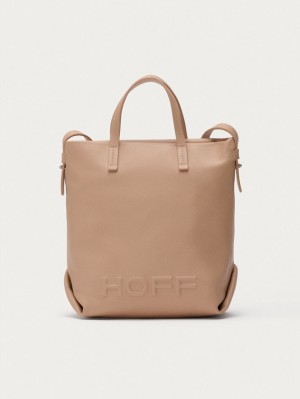 Sacs Hoff Leather Shopper Arcade Femme Grise | 6879-YDMLB
