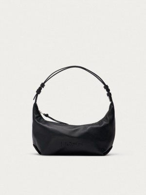 Sacs Hoff Leatheruette Theatre Femme Noir | 6780-MVQSN