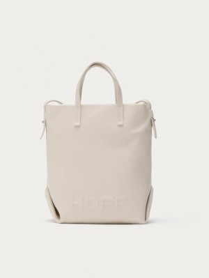Sacs Hoff Shopper Piel Arcade Off White Femme Blanche | 3724-OKFMT
