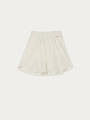 Short Hoff Logo Hoff Hawaii Femme Blanche | 2198-TNPMF