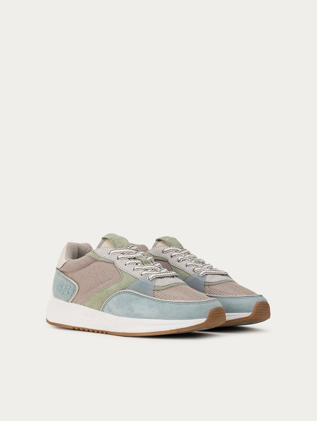 Basket Hoff Andersonville Femme Bleu Grise Vert | 2186-HNPDJ