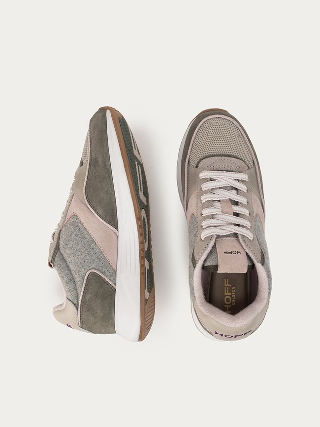 Basket Hoff Dalston Femme Vert Grise | 2087-NLKYI