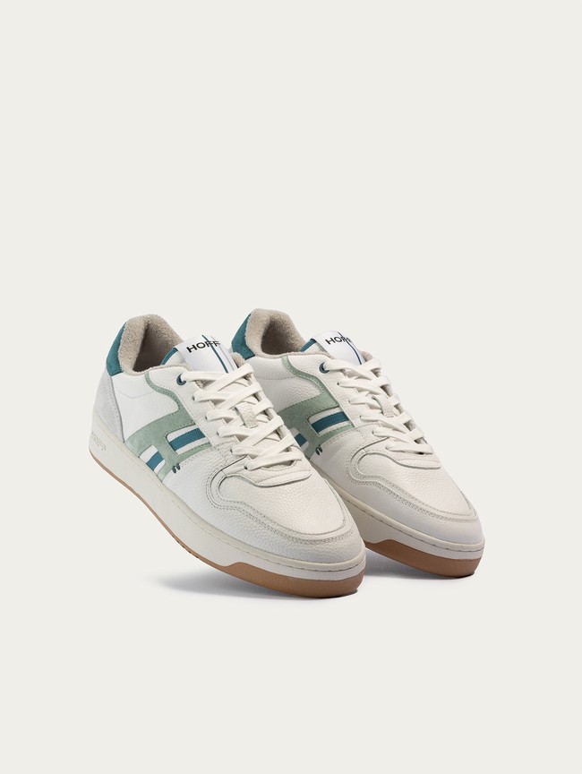 Basket Hoff Long Beach Homme Blanche Bleu | 9058-KONAJ