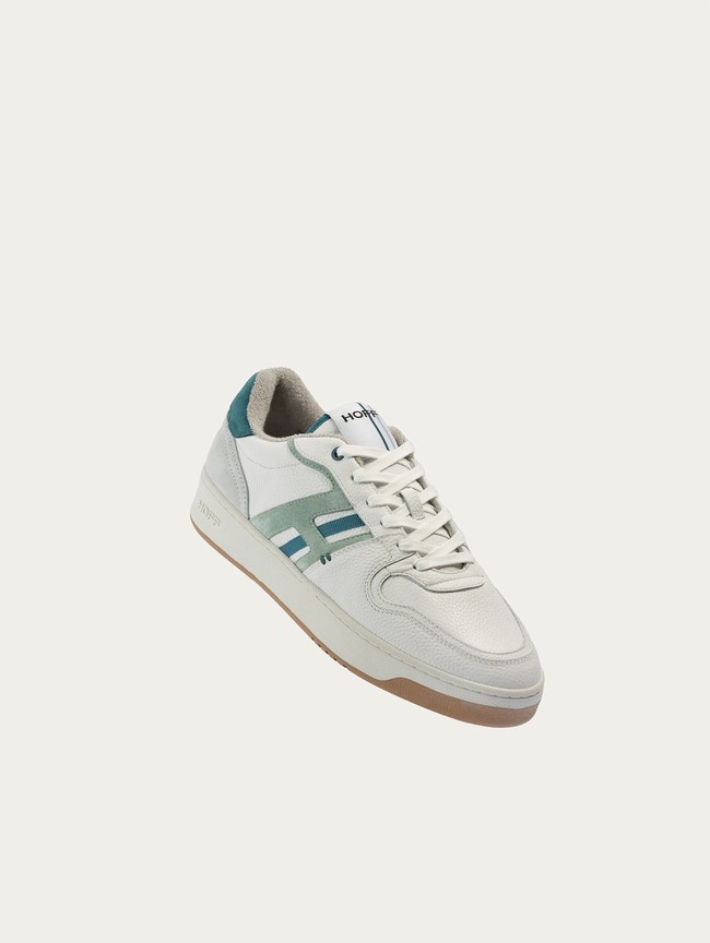 Basket Hoff Long Beach Homme Blanche Bleu | 9058-KONAJ