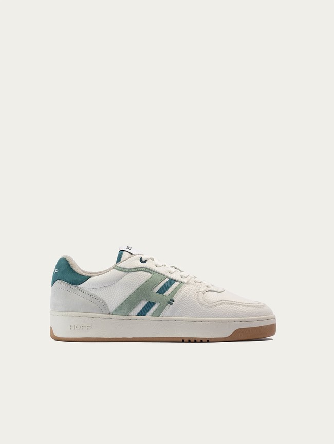 Basket Hoff Long Beach Homme Blanche Bleu | 9058-KONAJ