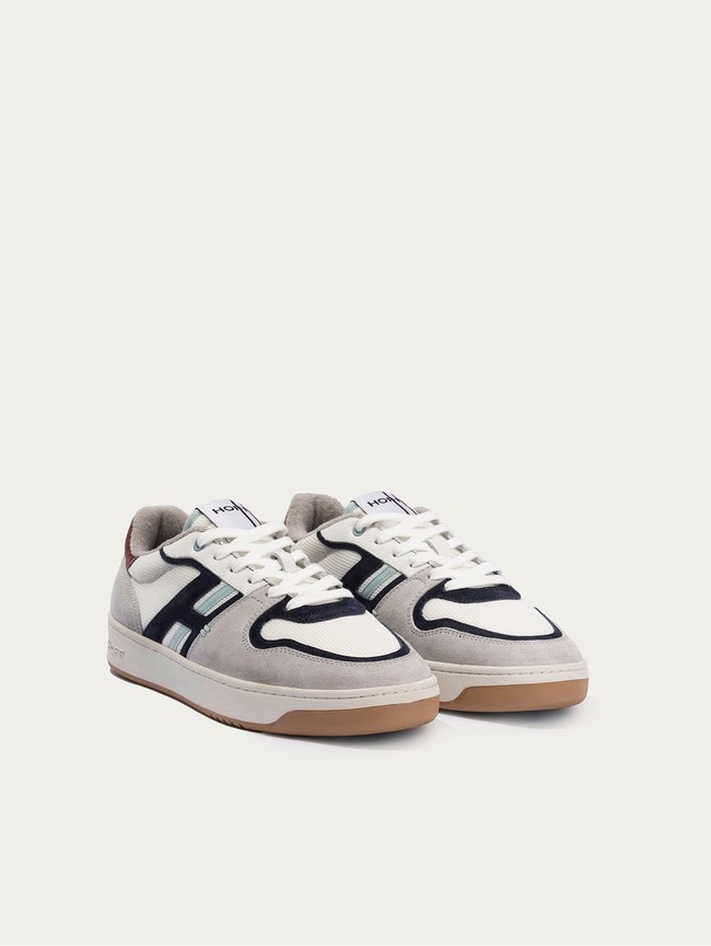 Basket Hoff Melrose Homme Grise Blanche Noir | 8195-OVPYK