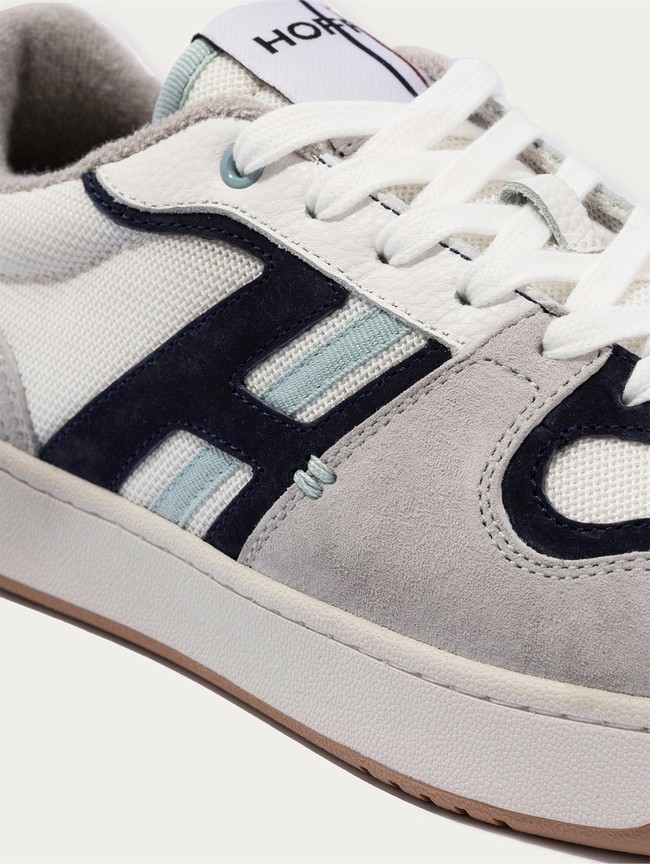 Basket Hoff Melrose Homme Grise Blanche Noir | 8195-OVPYK