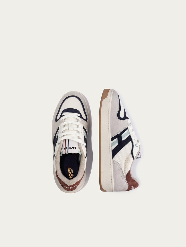 Basket Hoff Melrose Homme Grise Blanche Noir | 8195-OVPYK