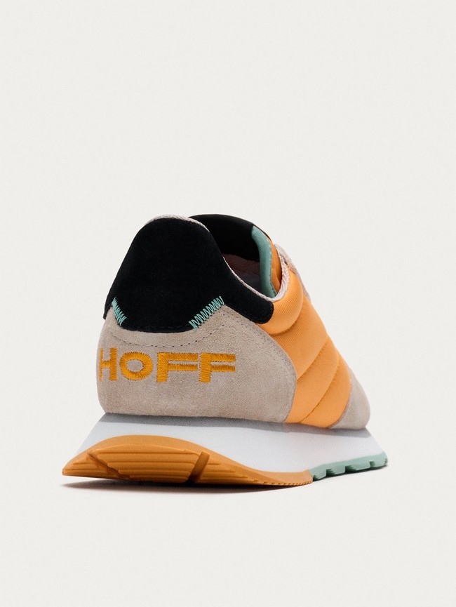 Basket Hoff Miletus Femme Grise Orange | 4196-FTGBC