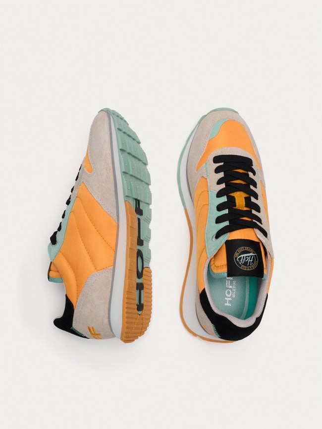 Basket Hoff Miletus Femme Grise Orange | 4196-FTGBC