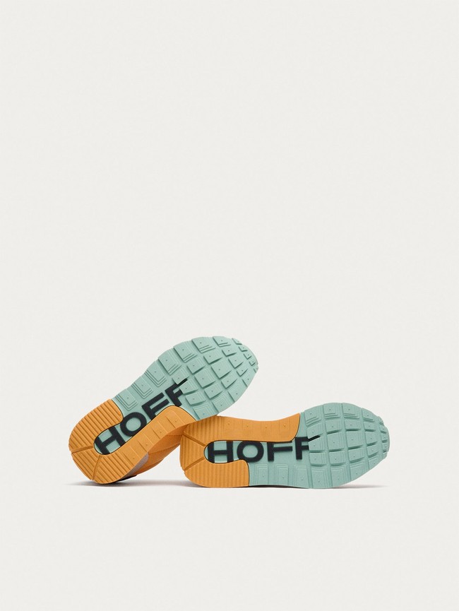 Basket Hoff Miletus Femme Grise Orange | 4196-FTGBC