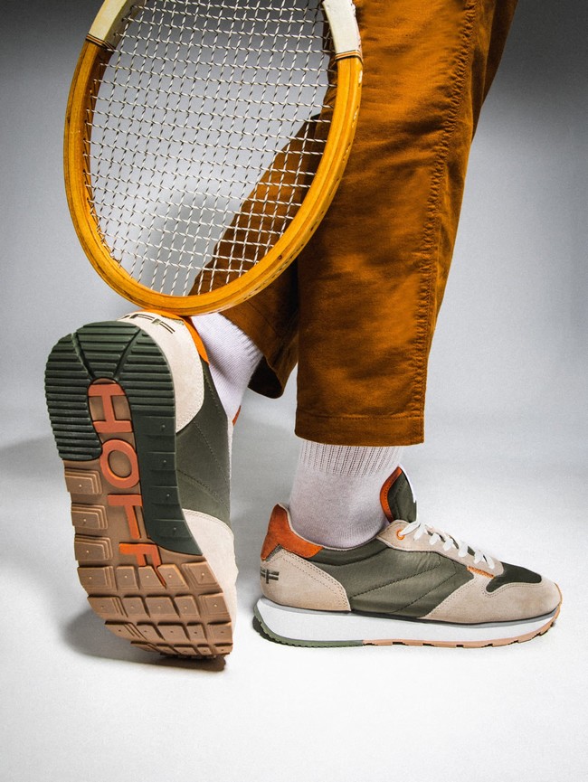 Basket Hoff Rhodes Homme Grise Vert | 8712-XHUPD