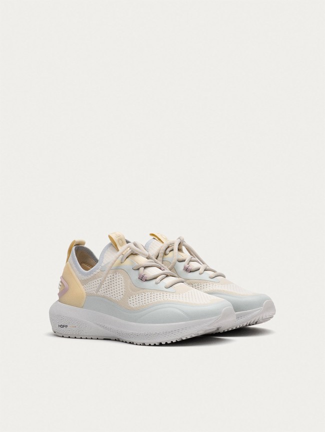 Basket Hoff Rhythm Femme Blanche Beige | 4716-OVJME