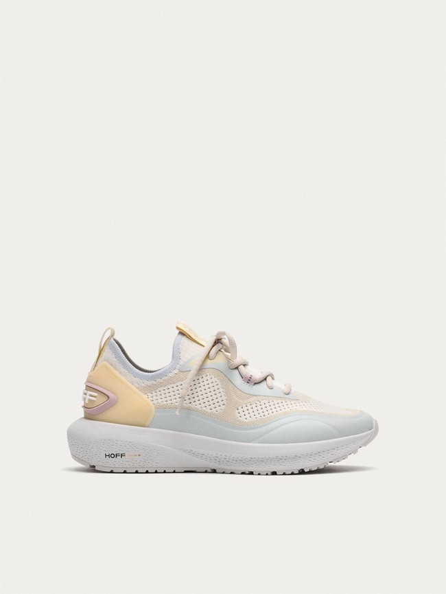 Basket Hoff Rhythm Femme Blanche Beige | 4716-OVJME