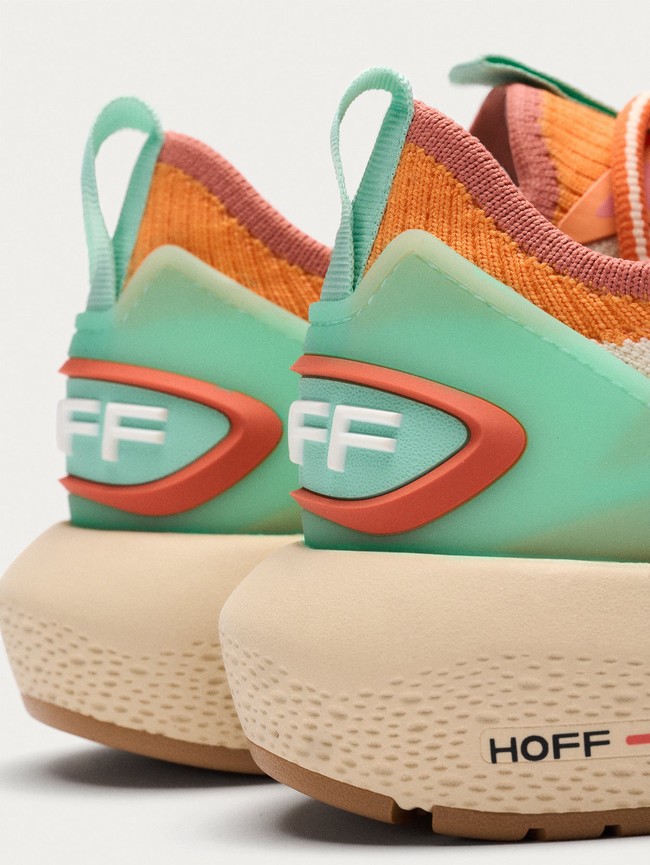 Basket Hoff Stream Femme Orange Vert | 0617-XZUBQ