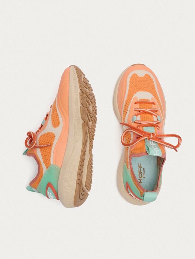 Basket Hoff Stream Femme Orange Vert | 0617-XZUBQ