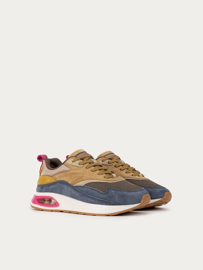 Basket Hoff Toronto Bay Femme Bleu Marine Marron | 2976-HJZDV