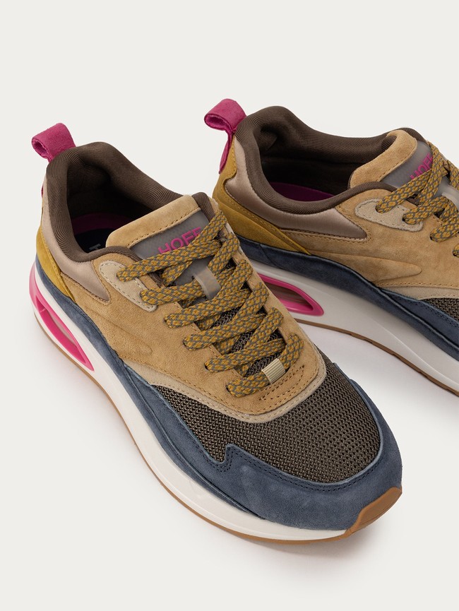 Basket Hoff Toronto Bay Femme Bleu Marine Marron | 2976-HJZDV