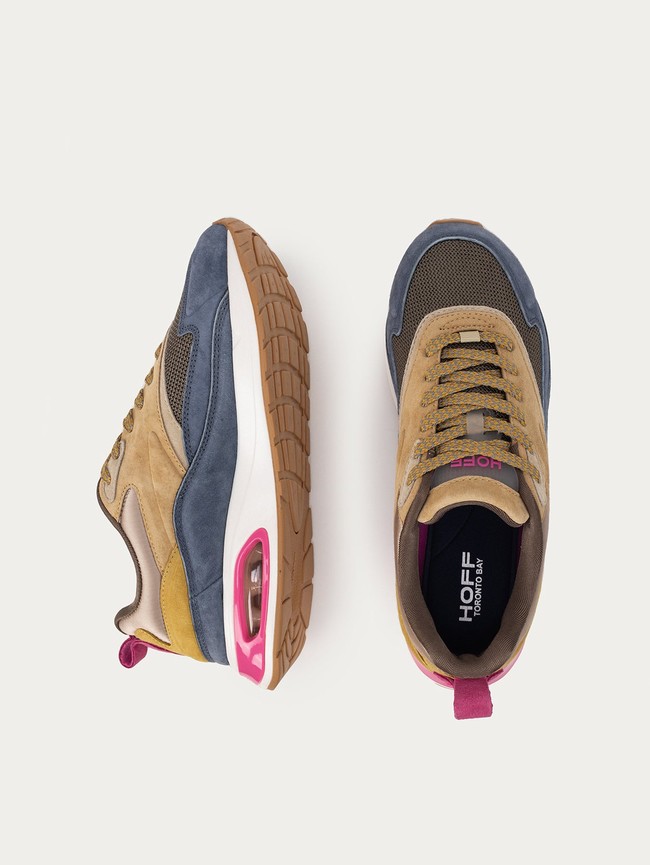 Basket Hoff Toronto Bay Femme Bleu Marine Marron | 2976-HJZDV