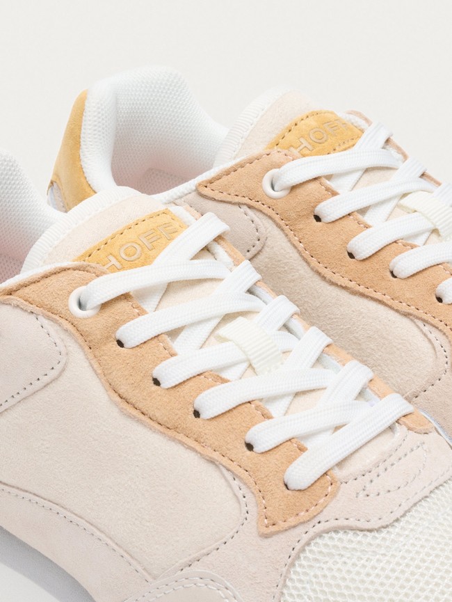 Basket Hoff Toulouse Femme Beige Blanche | 8769-IYELA