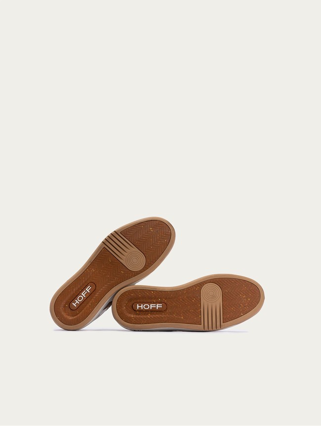 Basket Hoff Trocadero Homme Grise Blanche | 3609-ETKFY