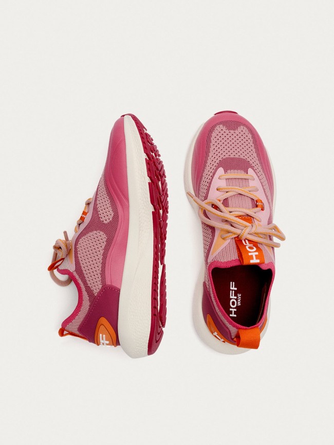 Basket Hoff Wave Femme Rose | 0524-WTVUZ