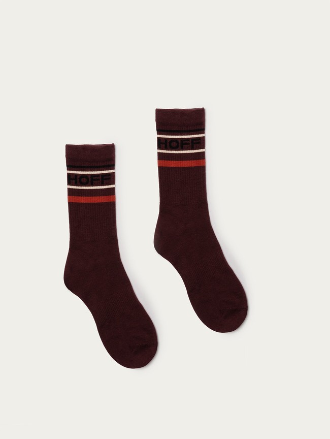 Chaussette Hoff Hamptons Homme Bordeaux | 8267-YOETX