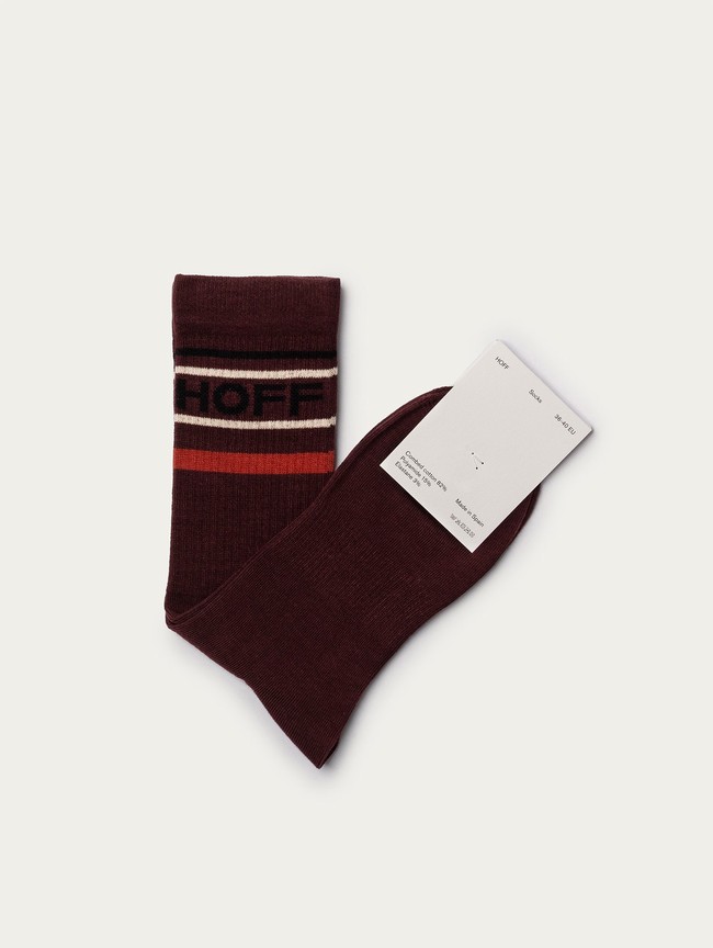 Chaussette Hoff Hamptons Homme Bordeaux | 8267-YOETX