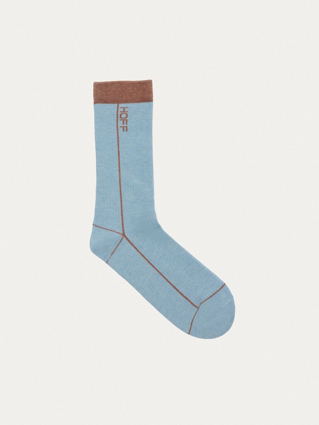 Chaussette Hoff Stripe Homme Bleu | 1206-OAUIH