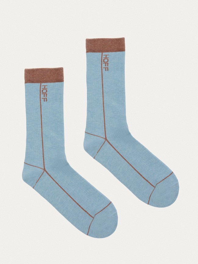 Chaussette Hoff Stripe Homme Bleu | 1206-OAUIH