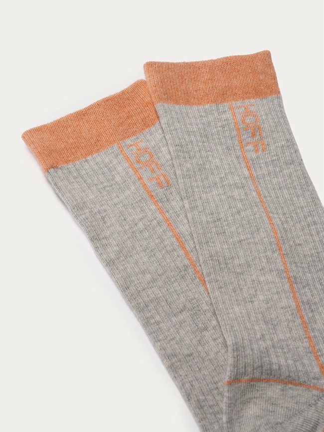 Chaussette Hoff Stripe Homme Grise | 1640-YMRDS
