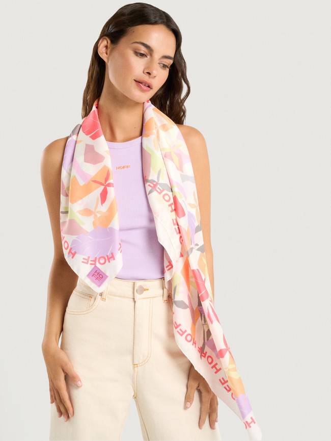 Echarpes Hoff Leaf Foulard Lilac Femme Multicolore | 7160-BRPCY