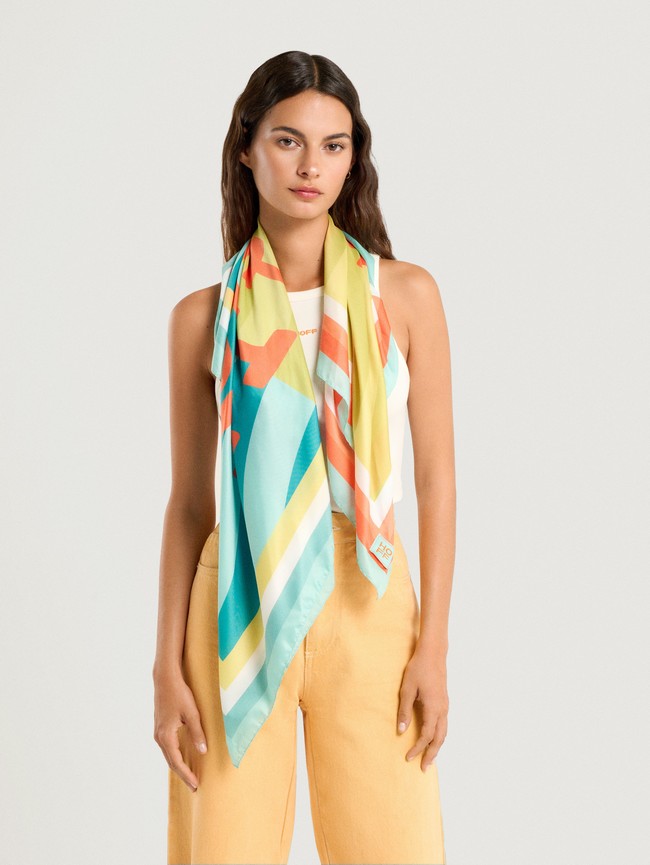 Echarpes Hoff Printed Foulard Yard Femme Multicolore | 2865-GYTJV