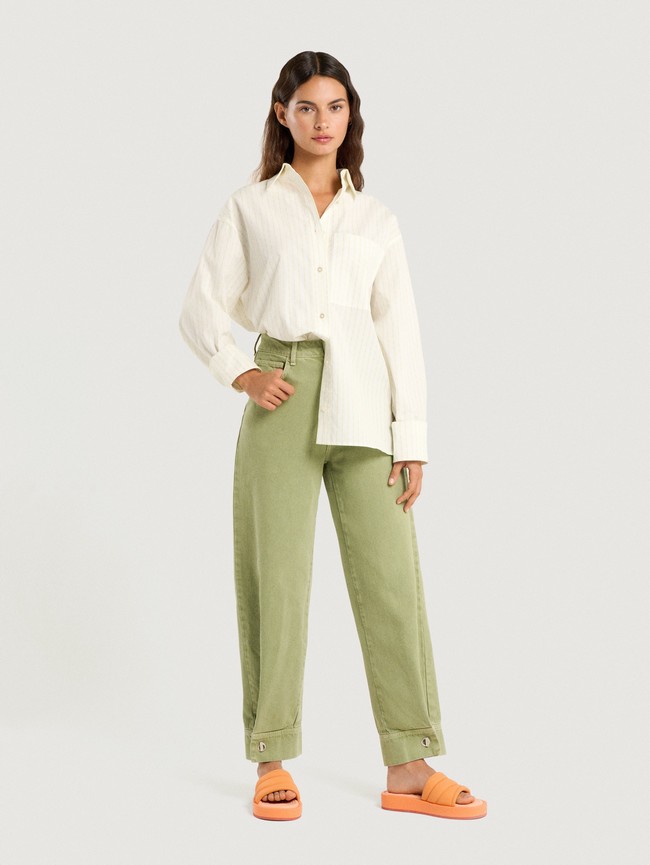 Jean Hoff Green Azores Femme Vert | 1532-GFVYW