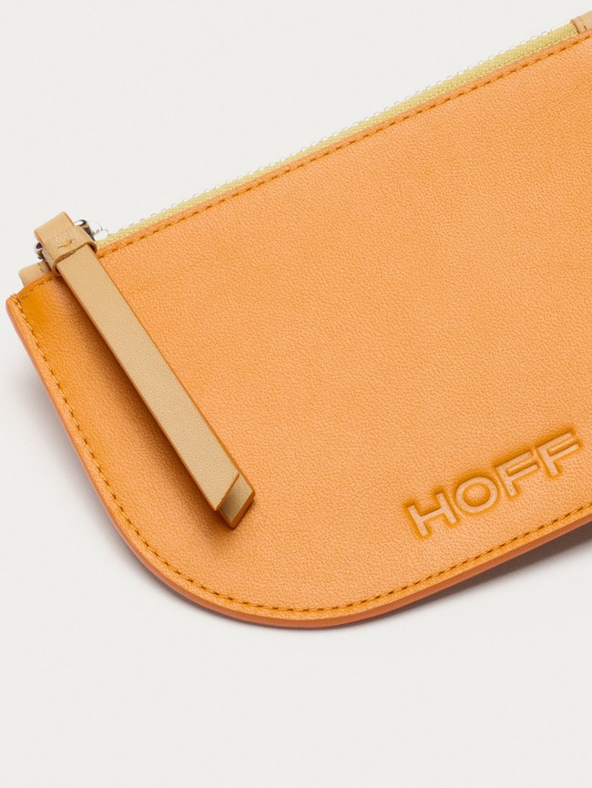 Portefeuilles Hoff Leather Coin Femme Orange | 8146-TDFMN