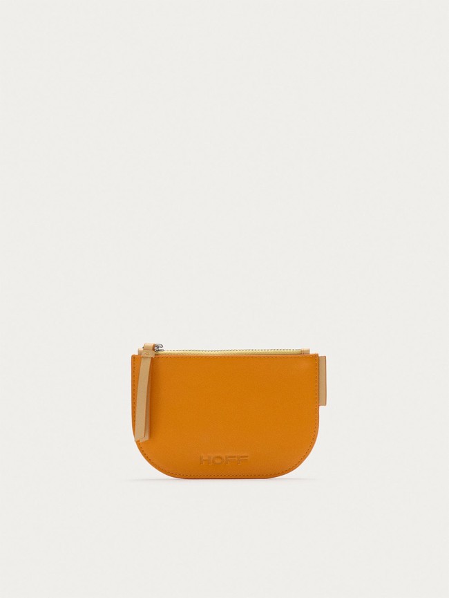 Portefeuilles Hoff Leather Coin Femme Orange | 8146-TDFMN