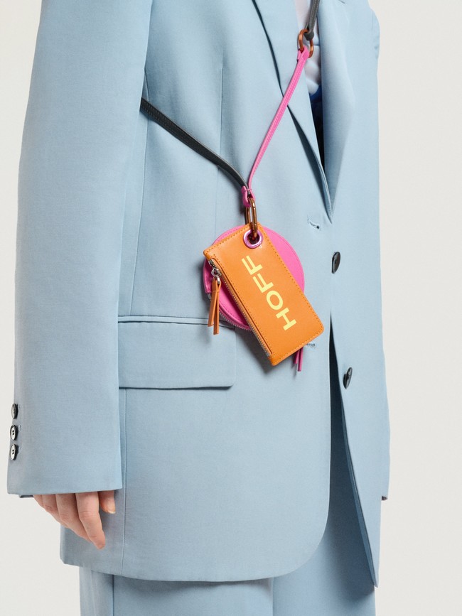Portefeuilles Hoff Leather Strap Femme Orange Rose | 7685-TZUYI