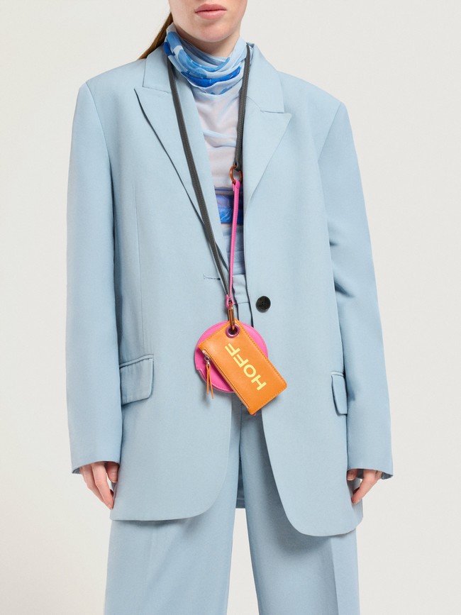 Portefeuilles Hoff Leather Strap Femme Orange Rose | 7685-TZUYI