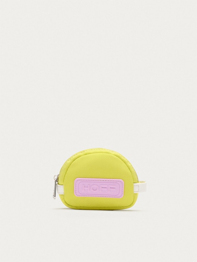 Portefeuilles Hoff Nylon Coin Lime Femme Jaune Rose | 2934-IYNJD