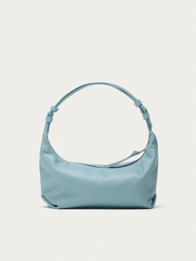 Sacs Hoff Baguette Leather Theatre Femme Bleu | 5874-HLOZA